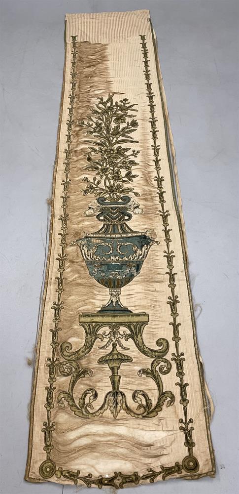 A SUITE OF ITALIAN OR FRENCH SILK BALDAQUIN BED PANELS, 18TH CENTURY AND LATER - Image 16 of 29