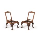 A PAIR OF GEORGE II WALNUT SIDE CHAIRS, CIRCA 1745