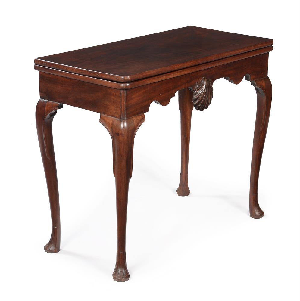 AN IRISH GEORGE II MAHOGANY CARD TABLE, CIRCA 1740 - Image 2 of 5