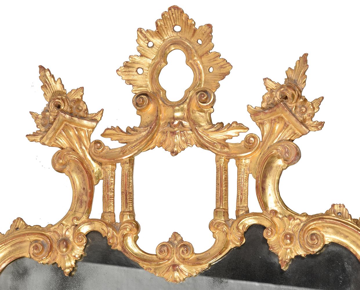 A GEORGE III GILTWOOD WALL MIRROR, CIRCA 1775 - Image 3 of 5