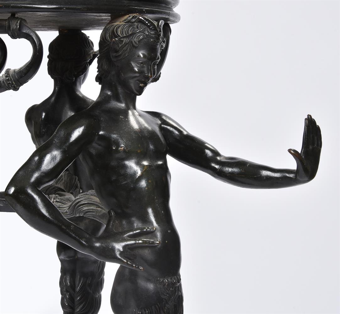 A 'GRAND TOUR' BRONZE BRAZIER OF ATHENIENNE FORM, CIRCA 1840-1860 - Image 4 of 6