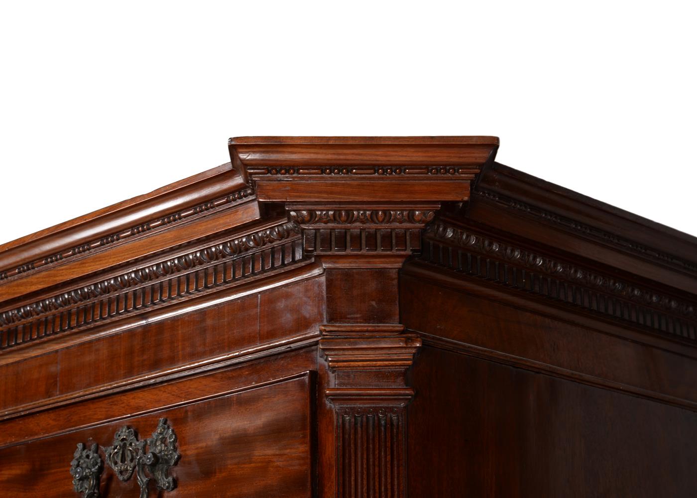 A GEORGE III MAHOGANY CHEST ON CHEST, CIRCA 1770 - Image 3 of 5