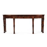 A GEORGE III MAHOGANY SERVING OR HALL TABLE, CIRCA 1785