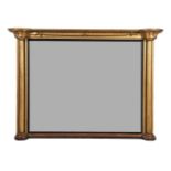 A REGENCY GILTWOOD WALL MIRROR, CIRCA 1815