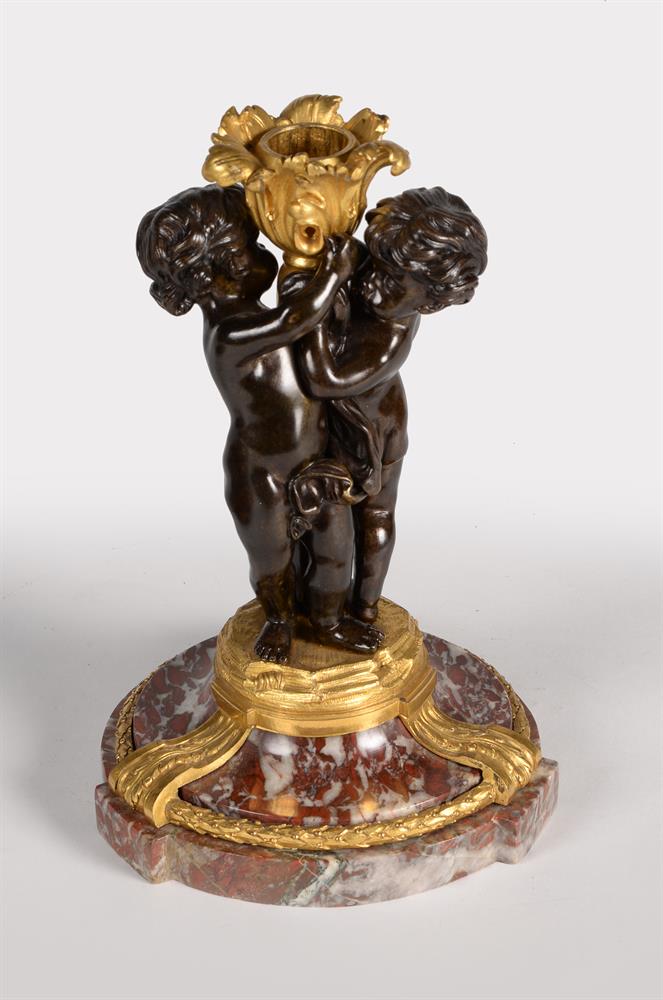 A NAPOLEON III RED JASPER BRONZE AND ORMOLU TAZZA, MID 19TH CENTURY - Image 5 of 6