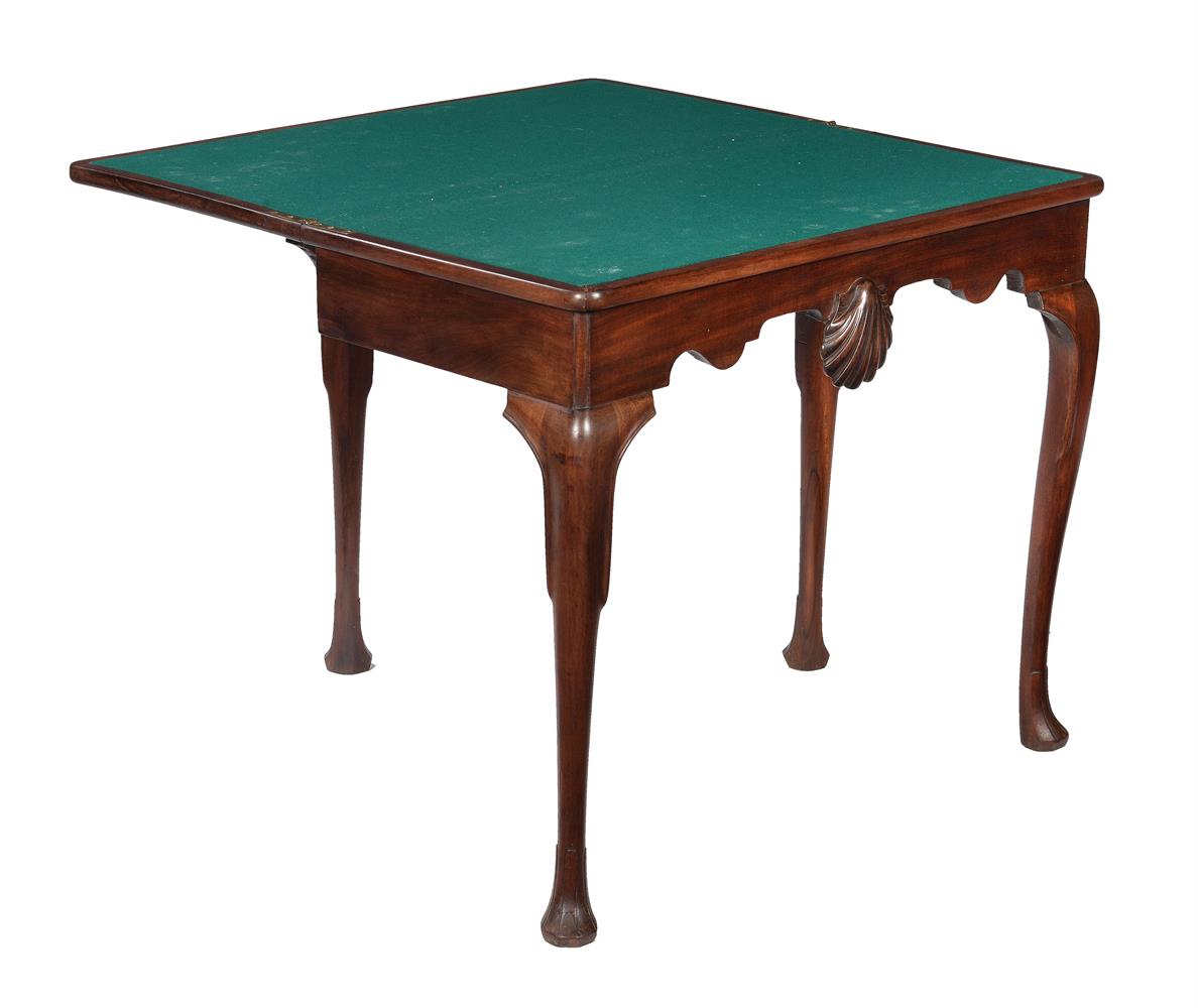 AN IRISH GEORGE II MAHOGANY CARD TABLE, CIRCA 1740 - Image 3 of 5