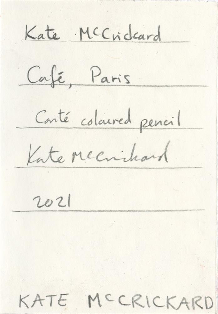 Kate McCrickard, Café, Paris, 2021 - Image 2 of 3