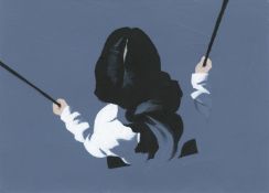 Jarek Puczel, Girl on a Swing, 2021