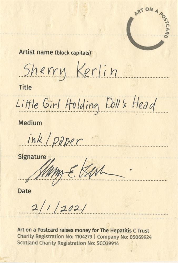 Sherry Kerlin, Little Girl Holding Doll's Head, 2021 - Image 2 of 3