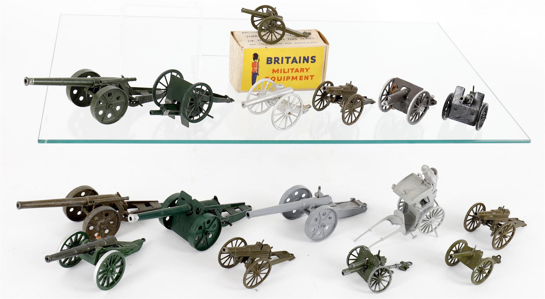 Britains from various Artillery sets