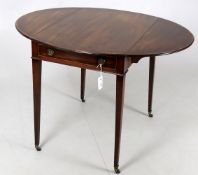 A George III mahogany Pembroke table