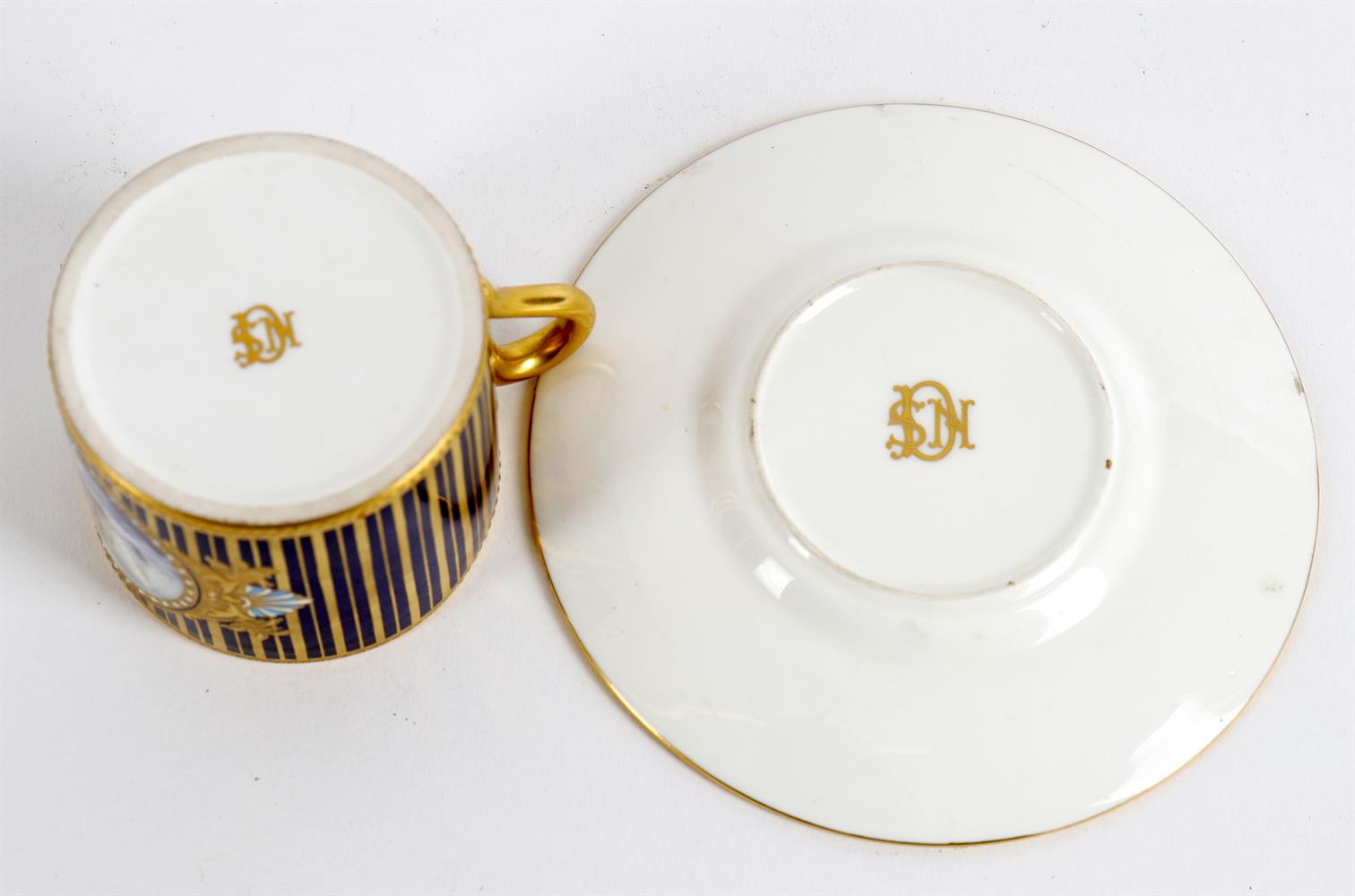 Stefan Nowacki for Lynton- a porcelain coffee can and saucer - Image 3 of 4