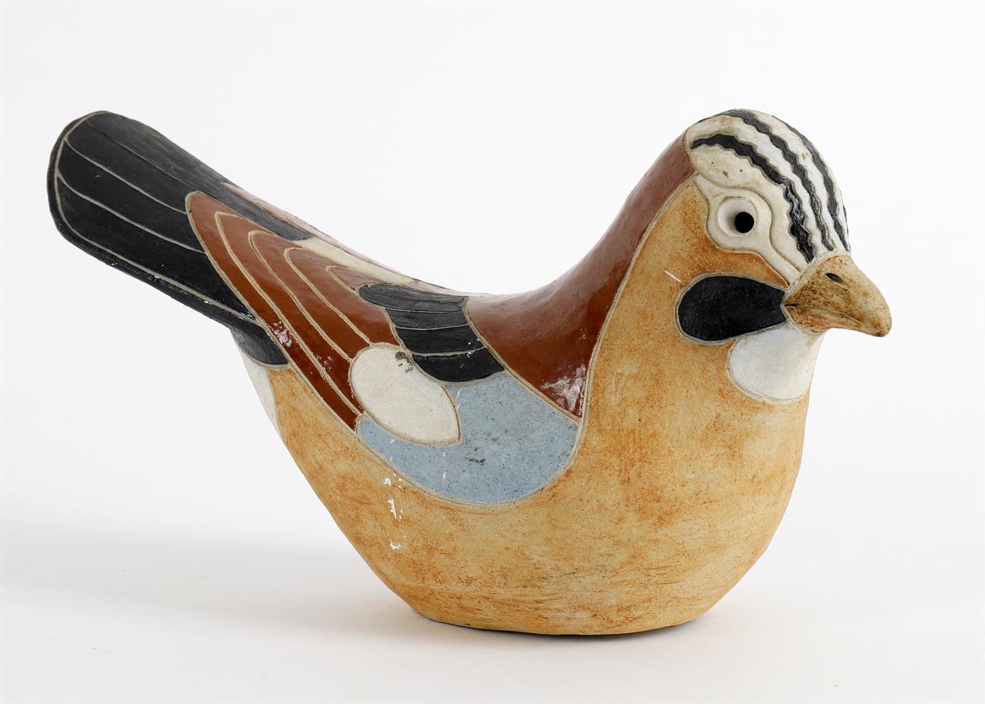 Rosemary Wren and Peter Crotty- a Studio pottery model of a bird - Image 3 of 3