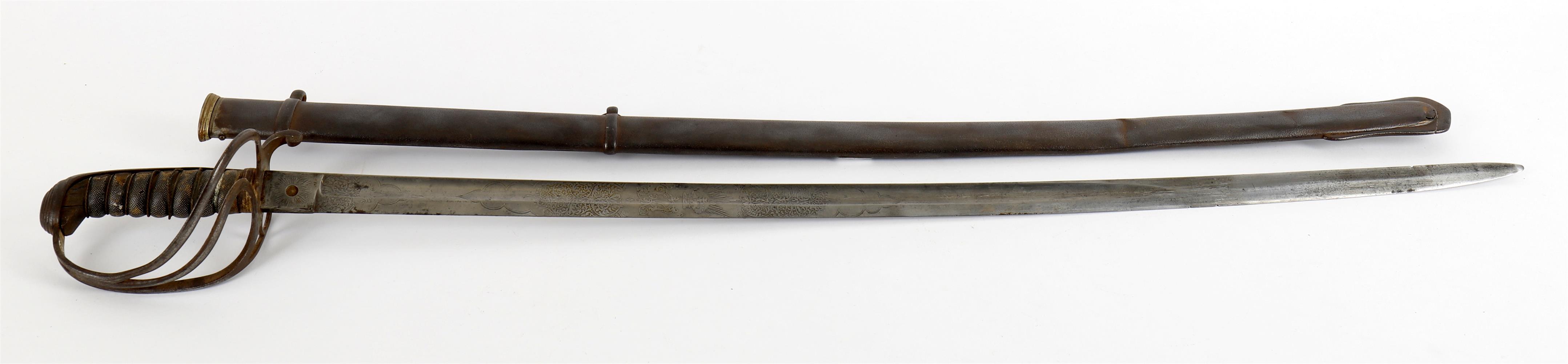 Militaria- Johnston Dublin 1854 pattern officer's sword