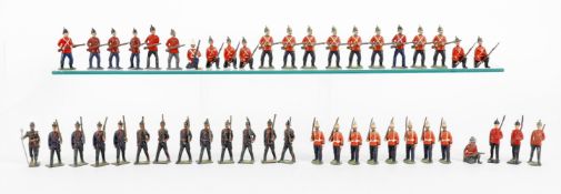 Britains from various sets including: Prussian Infantry of the Line