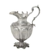 A George IV silver cream jug by John Wakelin