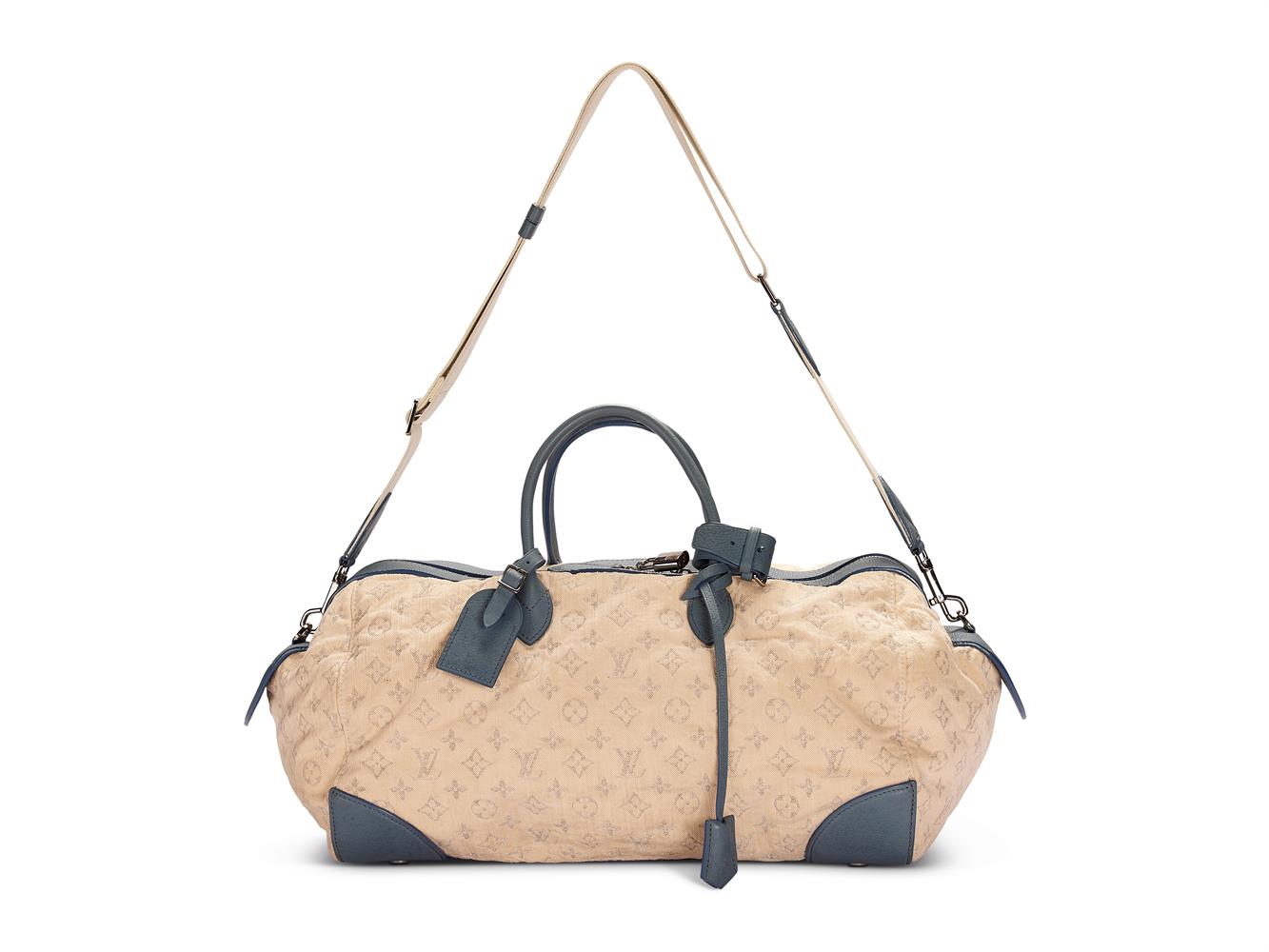 Louis Vuitton, Collection Printemps Eté 2012, Speedy Round Denim, a Monogram coated fabric handbag