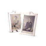 [Elizabeth II and Prince Philip] A pair of signed photographs in silver frames by Henry Hodson Plant