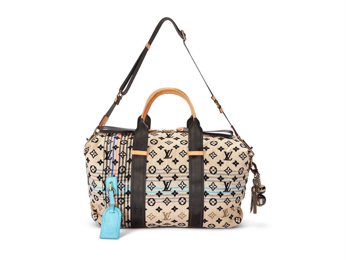 Louis Vuitton, Collection Printemps Eté 2010, Cheche Tuareg, a Monogram bag