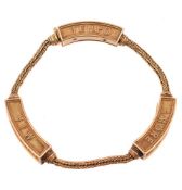 A Victorian historical revival gold bracelet