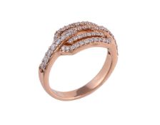 A diamond dress ring by William & Son