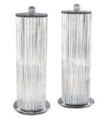 A pair of Rod floor lamps by Timothy Oulton