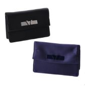 William & Son, Bruton Mini clutch, a black leather handbag