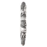 Caran d'Ache, Anna Jacoba Horse of the Desert, a limited edition silver coloured fountain pen