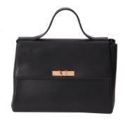 William & Son, Bruton, a black leather large day bag