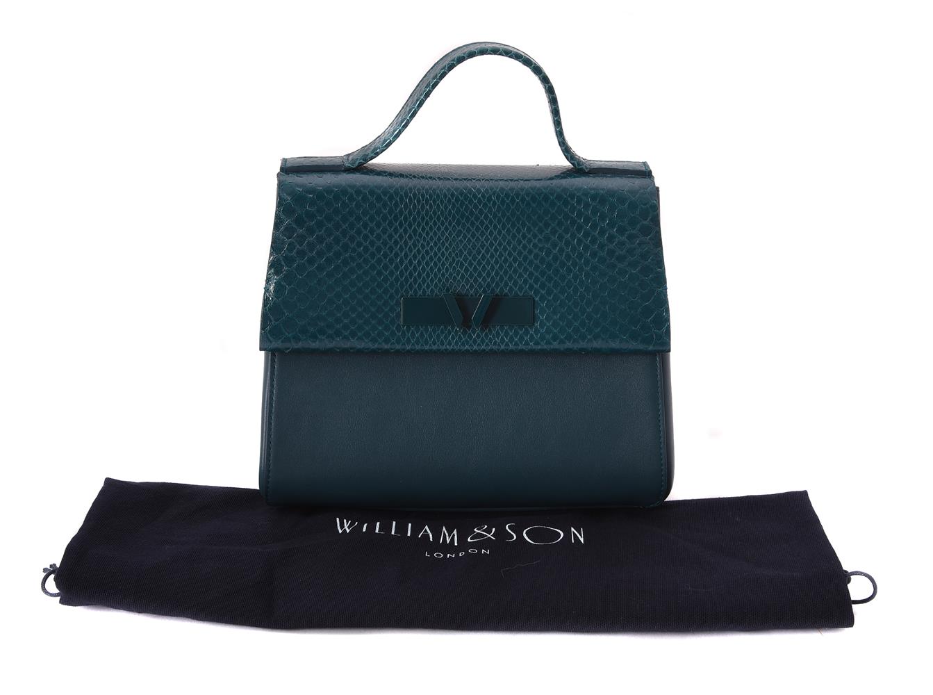 Y William & Son, Bruton, an Ocean snakeskin and leather day bag - Image 3 of 3