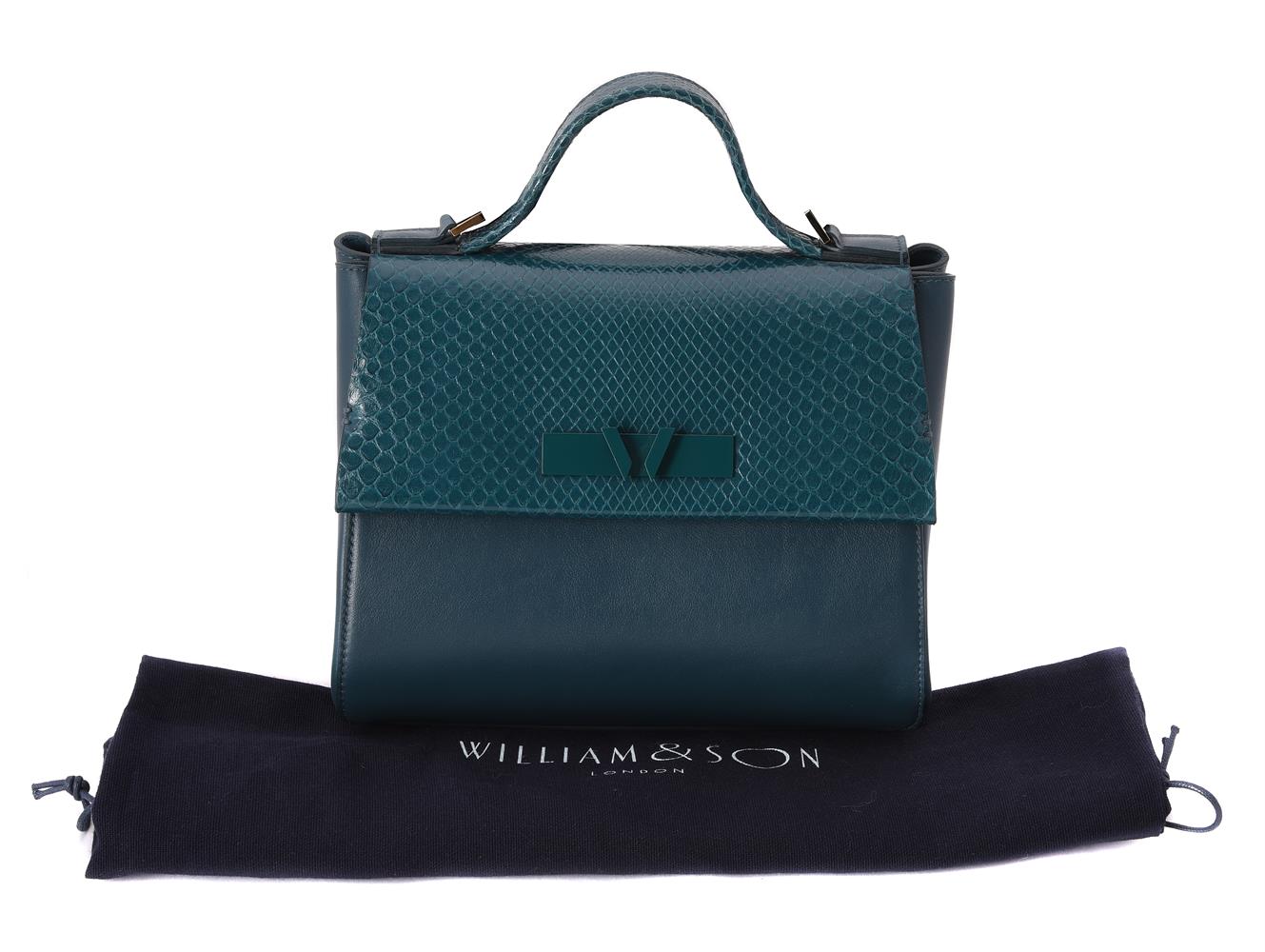 Y William & Son, Bruton, an Ocean snakeskin and leather day bag - Image 3 of 3