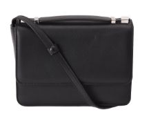 William & Son, Annabel clutch, an black leather handbag