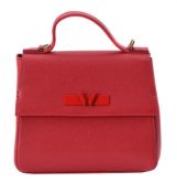William & Son, Mini Bruton, a red leather day bag