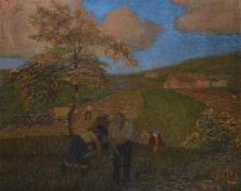 λ ALFREDO PROSA (ITALIAN 1884-1966), FARMERS AT WORK