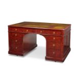A GEORGE IV MAHOGANY PARTNERS' DESK, CIRCA 1830, BY GILLOWS