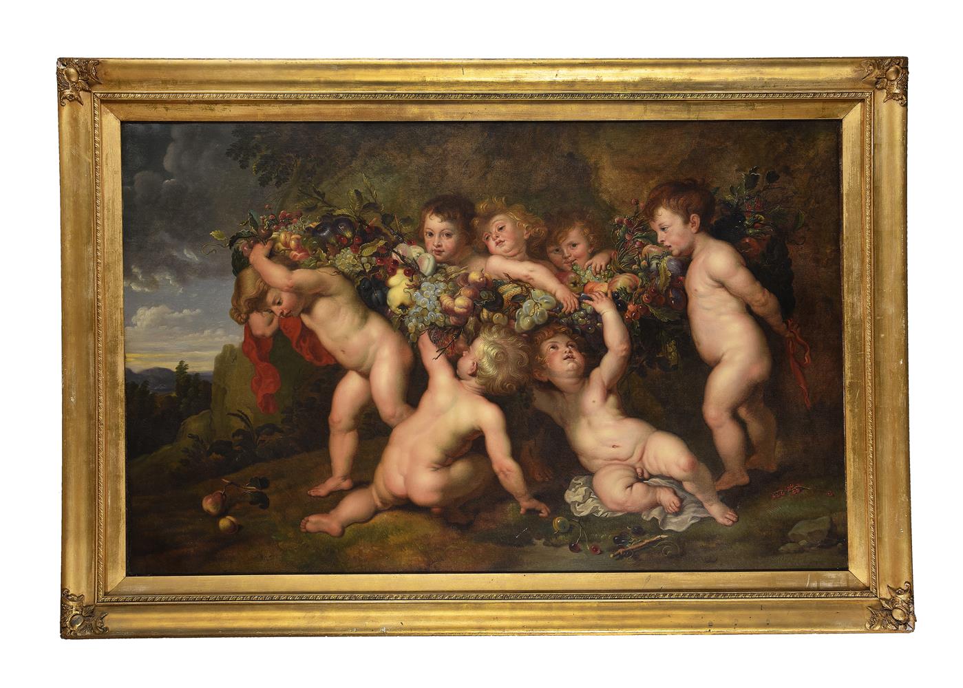 AFTER PETER PAUL RUBENS, GARLAND OF FRUIT - Image 2 of 4