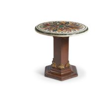 AN ITALIAN SPECIMEN MARBLE TOPPED TABLE, EARLY 19TH CENTURY