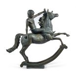 λ JAMES OSBORNE (1940-1992), BOY ON A MAGIC ROCKING HORSE
