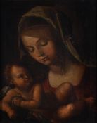 ITALIAN SCHOOL (17TH CENTURY), THE MADONNA AND CHILD