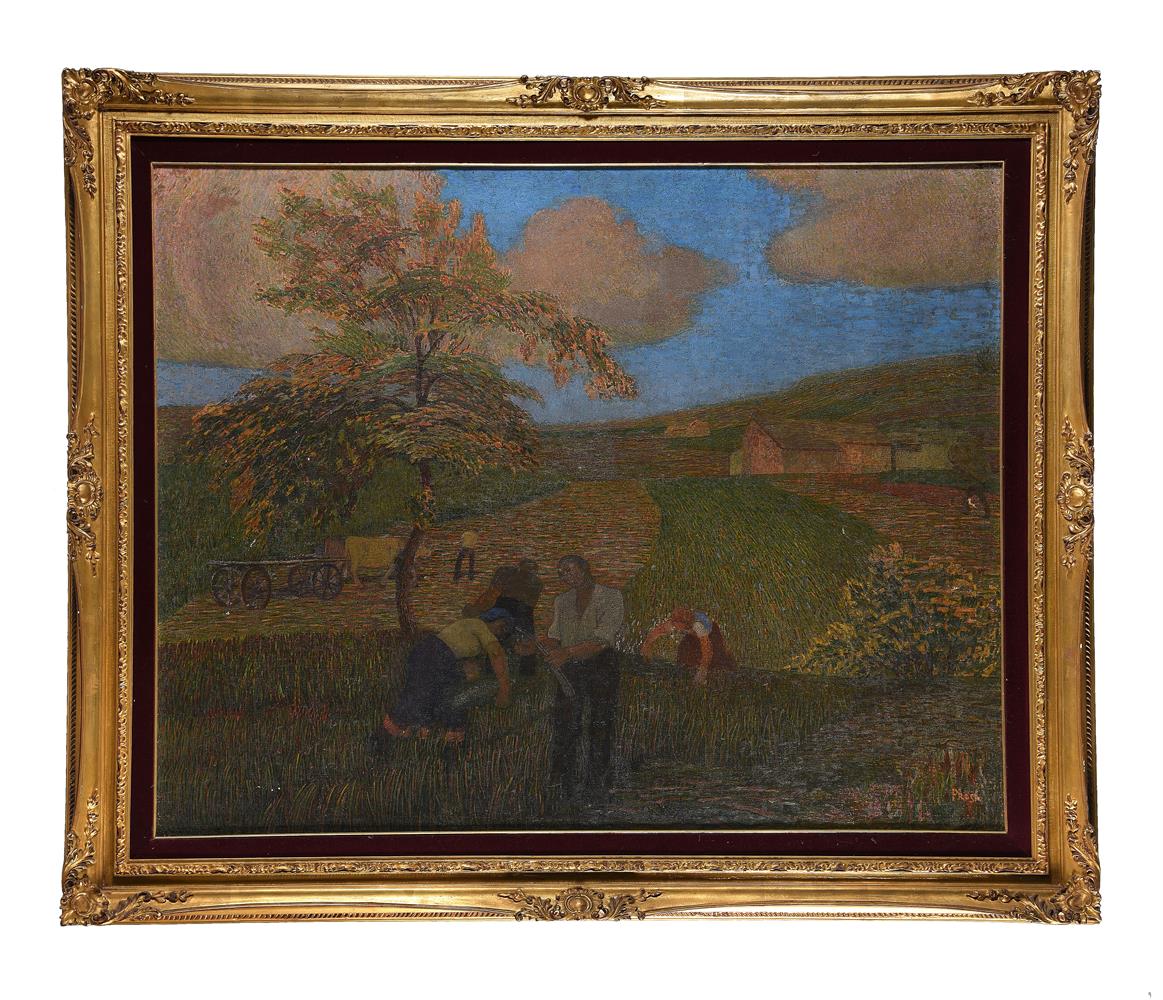 λ ALFREDO PROSA (ITALIAN 1884-1966), FARMERS AT WORK - Image 2 of 3