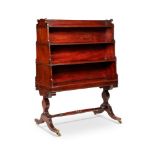 A REGENCY MAHOGANY FREE-STANDING BOOKCASE, CIRCA 1815