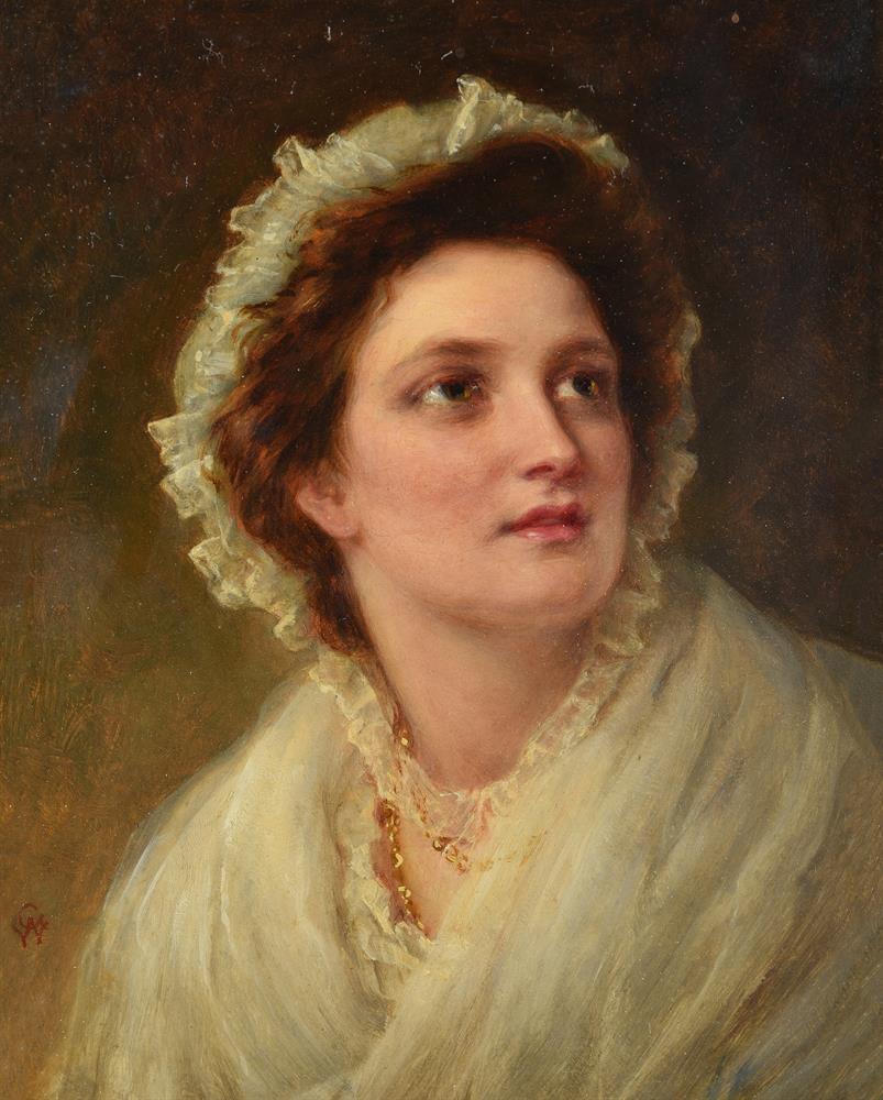 WILLIAM GALE (BRITISH 1823-1909), PORTRAIT OF A LADY