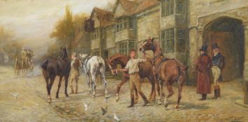 GEORGE WRIGHT (BRITISH 1860-1942), CHANGING TEAMS