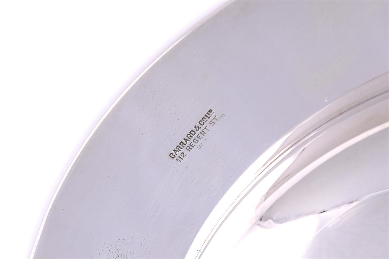 A silver armada dish by Garrard & Co. - Image 3 of 3