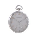 Vacheron Constantin, Ref. 4348, Fine and rare aluminium open face keyless wind pocket watch