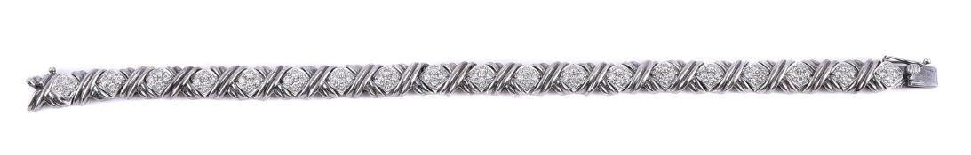 A diamond bracelet