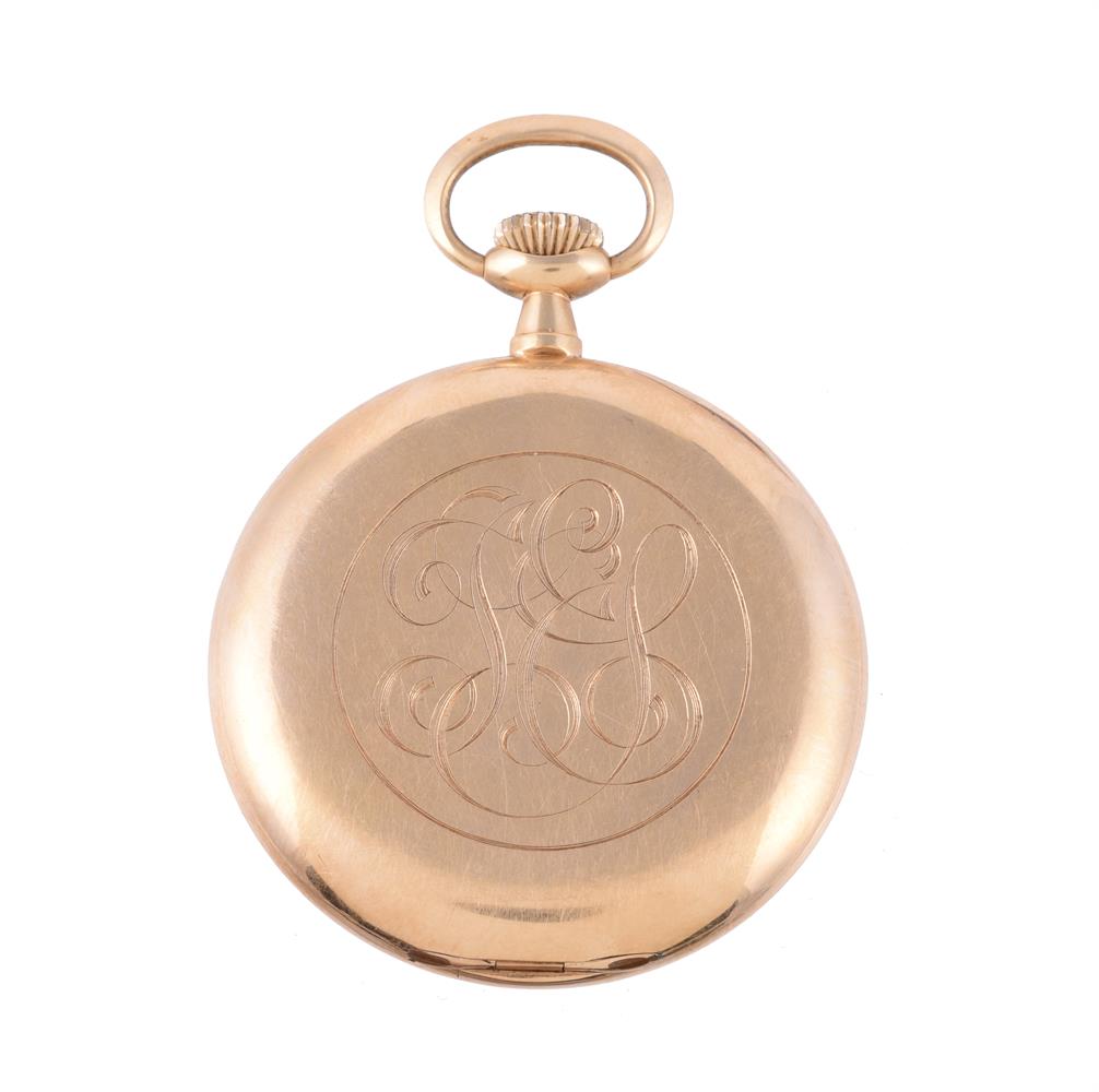 Unsigned,18 carat gold keyless wind open face pocket watch - Image 2 of 3