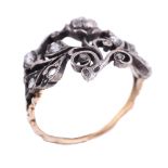 An early 20th century diamond giardinetti ring