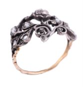 An early 20th century diamond giardinetti ring