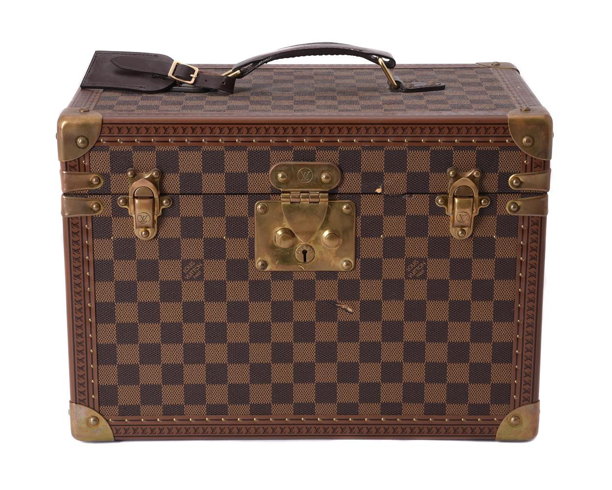 Louis Vuitton, a demier canvas hard travel case